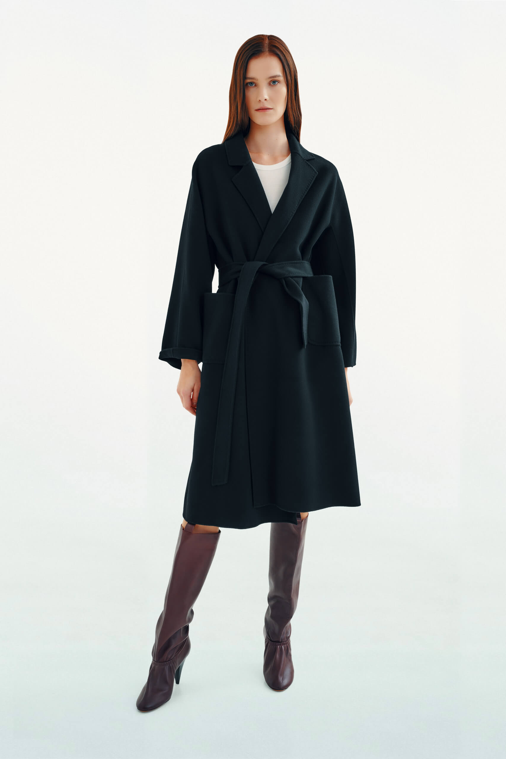 Wool Black Coat