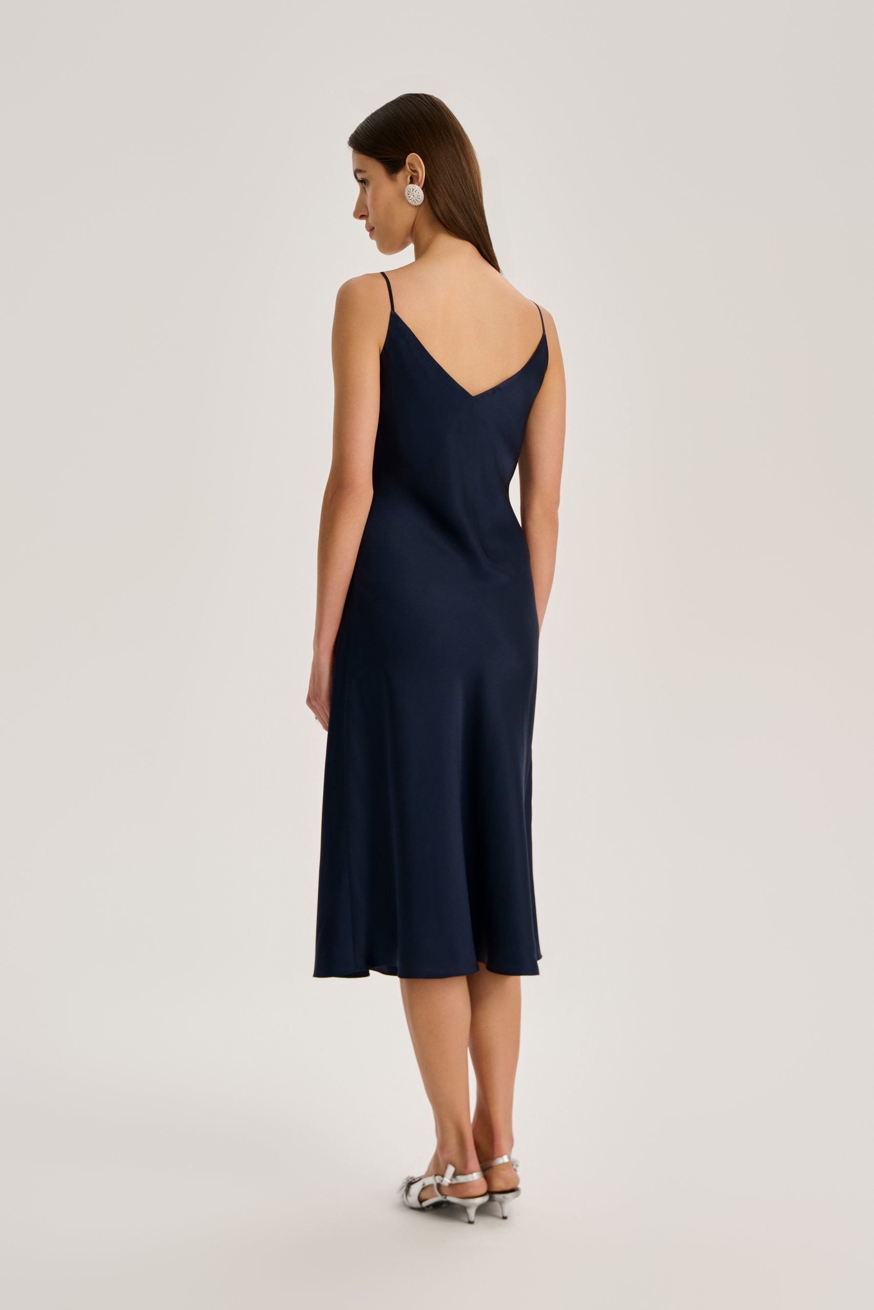 SILK MIDI DRESS FROM THE MOON COLLECTION