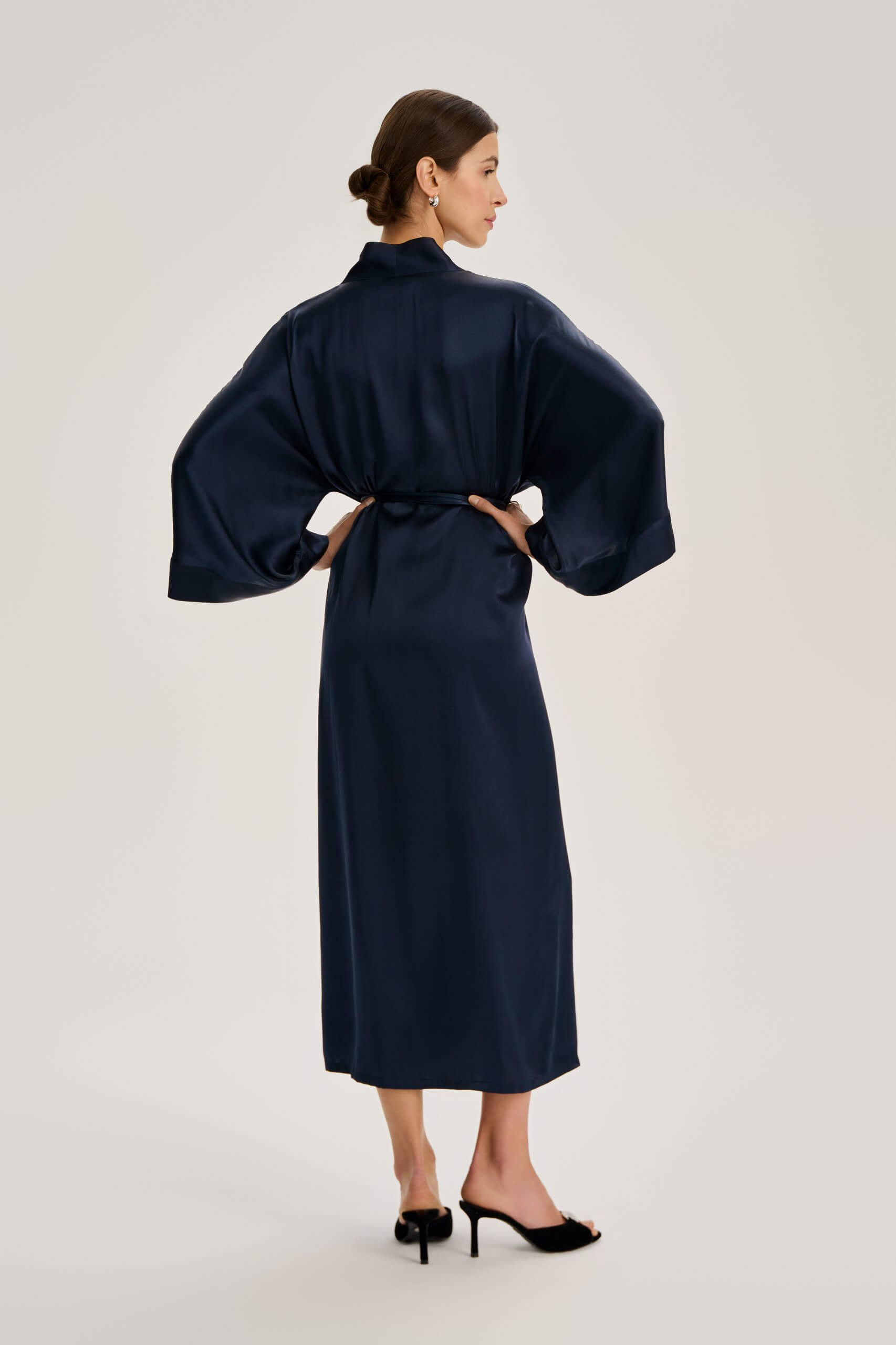 SILK KIMONO DRESS FROM THE MOON COLLECTION