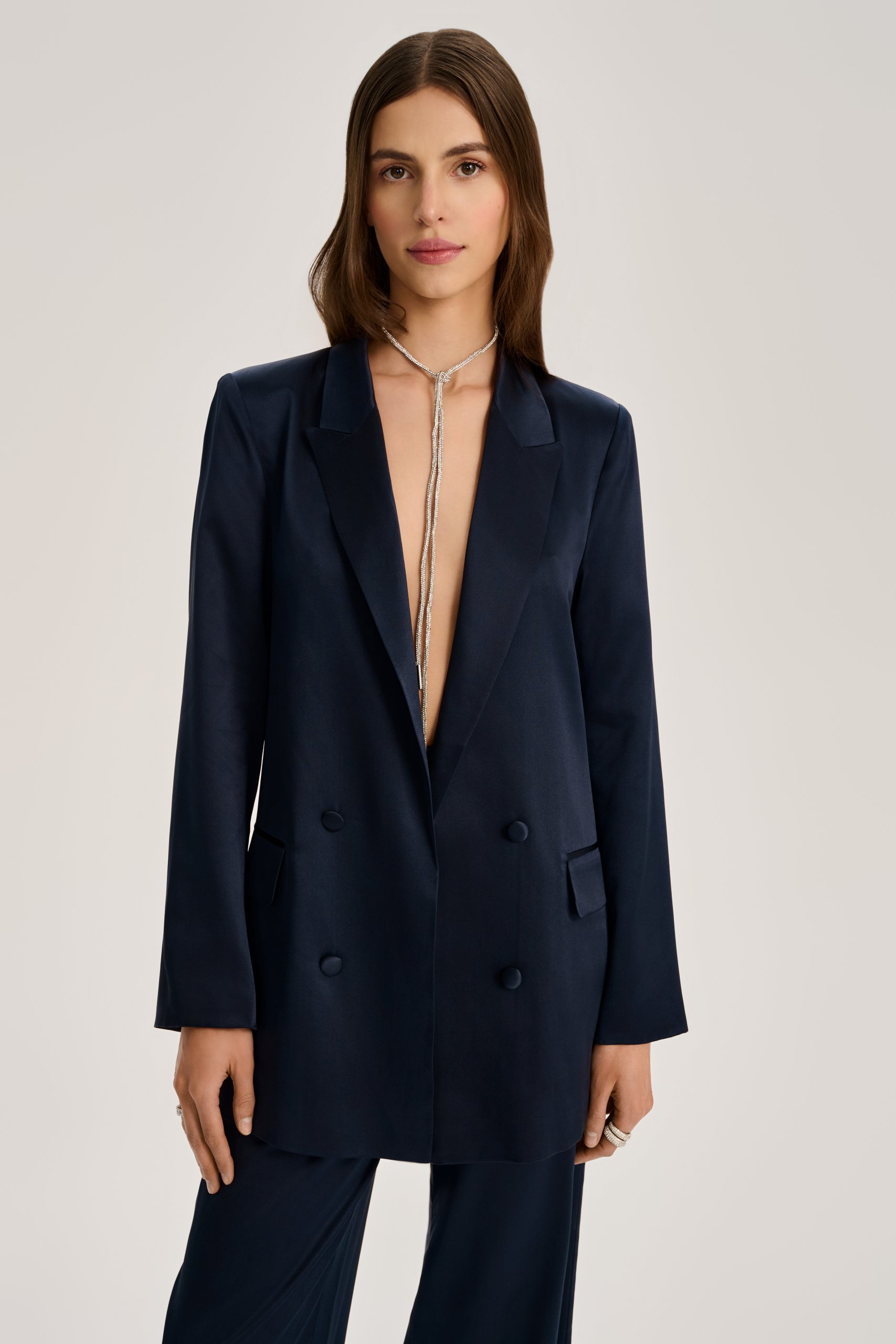 SILK SUIT JACKET FROM THE MOON COLLECTION