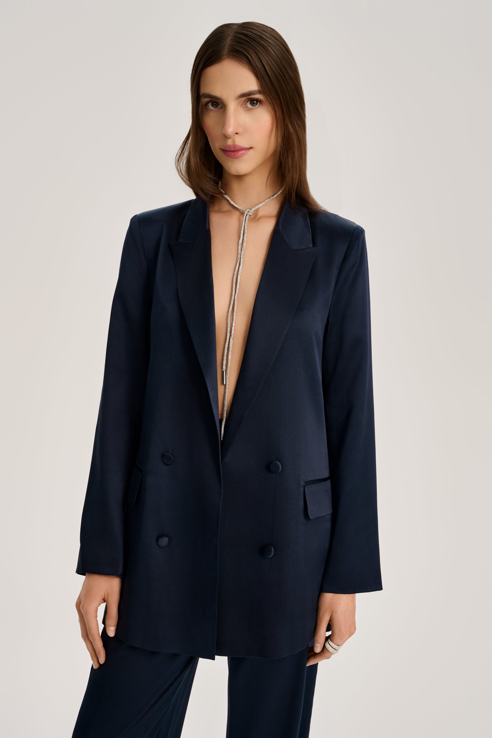SILK SUIT JACKET FROM THE MOON COLLECTION