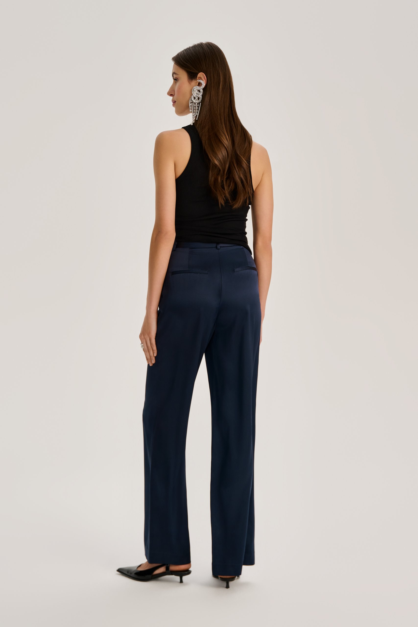 SILK SUIT TROUSERS FROM THE MOON COLLECTION