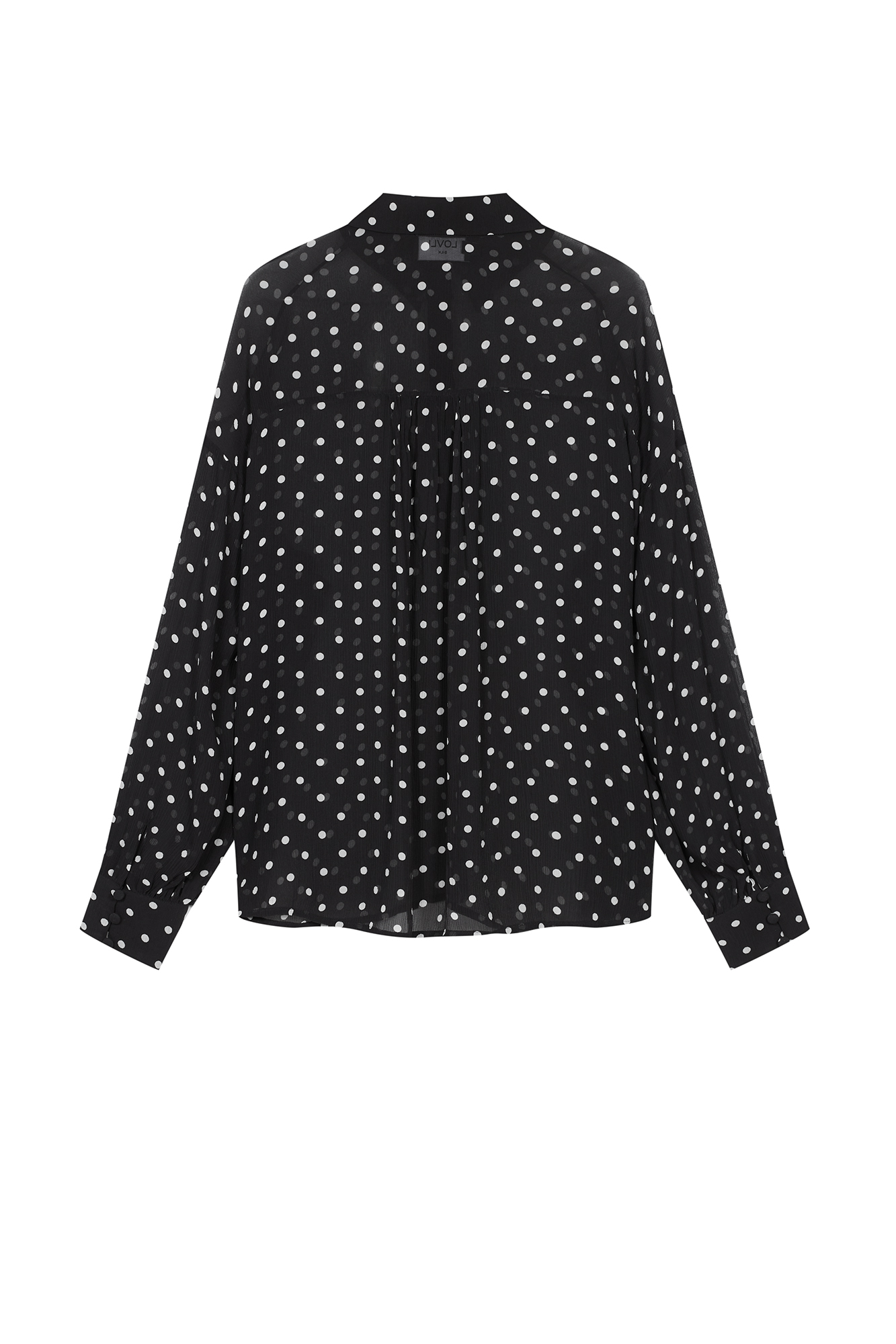 SILK SHIRT IN POLKA DOT