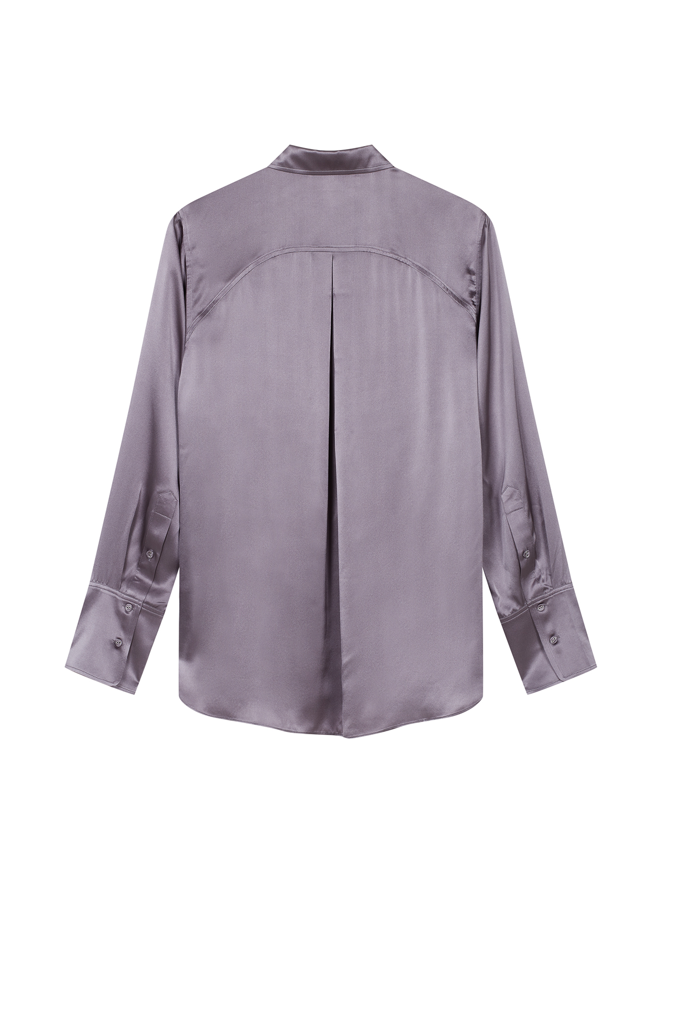 SILK SHIRT IN SILVER