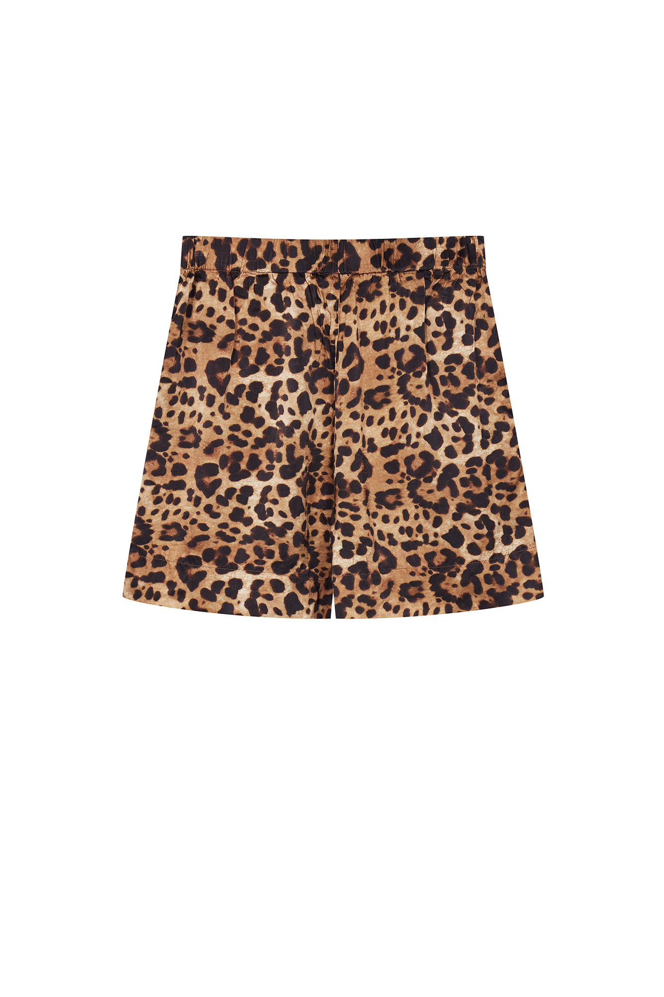 SILK SHORTS IN LEO PRINT