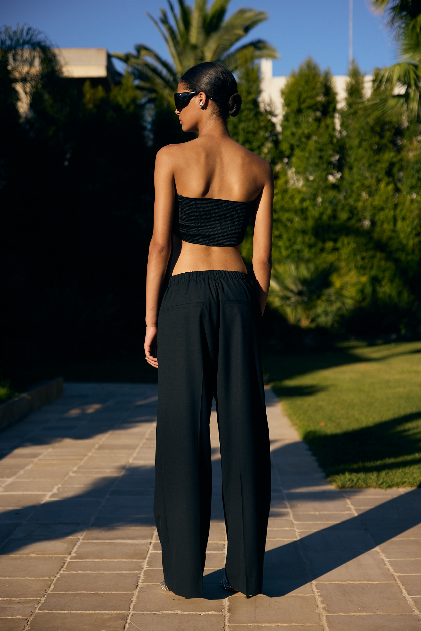 WIDE-LEG WOOL TROUSERS