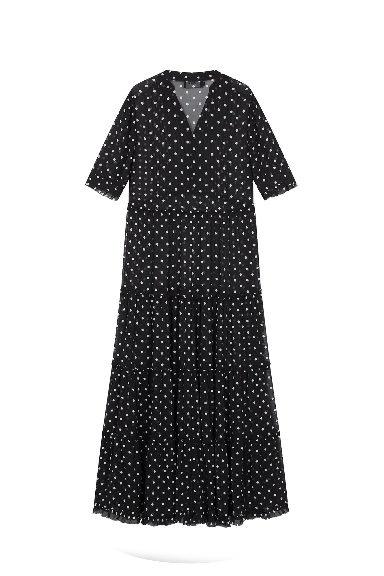 SILK DRESS IN POLKA DOT